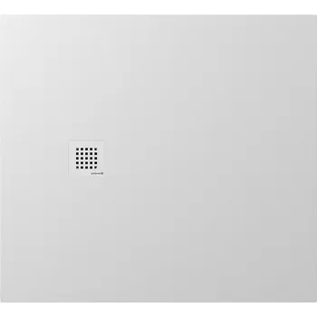 Sprchová vanička TRENECA vanička z litého mramoru s možností úpravy rozměru, 110x100cm, bílá mat