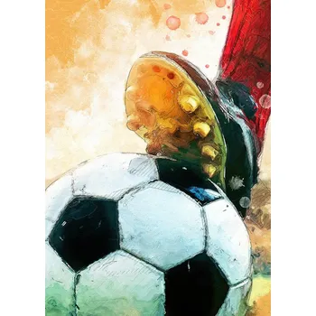 Plakát Plakát, Obraz - Football 1 sport art, Justyna Jaszke