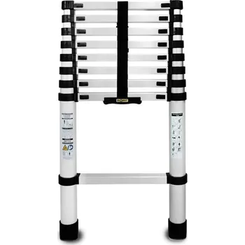 Žebřík TTM teleskopický žebřík 2,6m - 9 stupňov