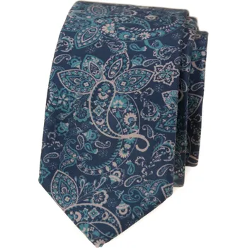 Kravata Úzká Kravata Avantgard - modrá 571-1994-0