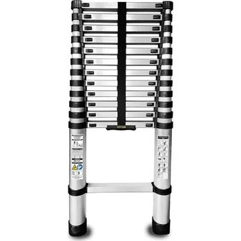 Žebřík TTM teleskopický žebrík 3,8m -13 stupňov
