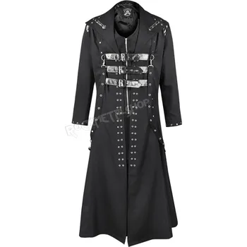 Pánský zimní kabát kabát pánský AMENOMEN - Black - 7867