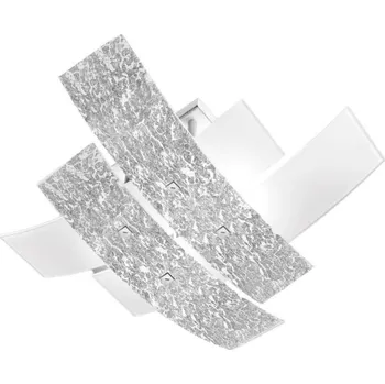 Gea Luce LARA P M arg - Stropní svítidlo LARA 2xE27/70W/230V 70 cm stříbrná