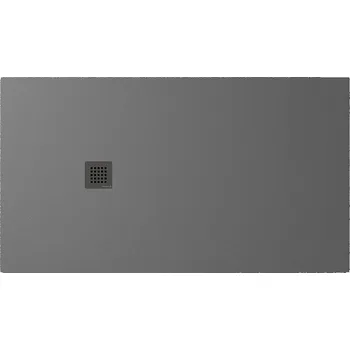 Sprchová vanička TRENECA vanička z litého mramoru s možností úpravy rozměru, 160x90cm, šedá mat