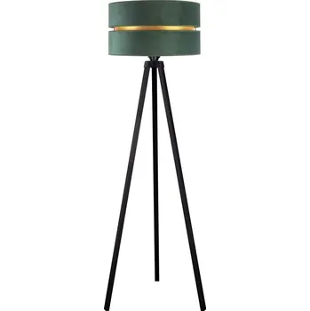 Lampička Duolla - Stojací lampa DUO 1xE27/60W/230V pr. 44 cm zelená/wenge