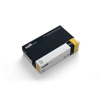 Vyšetřovací rukavice Jednorázové nitrilové rukavice EASYCARE černé 100 ks M