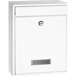 Poštovní schránka do sestav, 350 x 260 x 85 mm, bílá