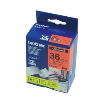 Kotouček do pokladny a tiskárny štítků Brother - TZe-461, červená / černá (36mm, lamin.) TZE461