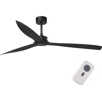 Stropní ventilátor FARO 33432 - Stropní ventilátor JUST FAN XL pr. 178 cm černá + dálkové ovládání