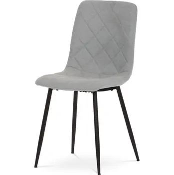 Jídelní židle Jídelní židle světle šedá látka Autronic CT-283 SIL2