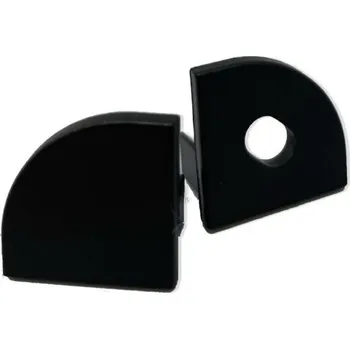 LED lišta Koncovka UNI CORNER černá oblouková, ks