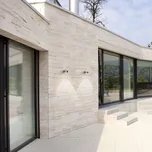 Top Light Venkovní nástěnné svítidlo LED Puk Outdoor Wall, matný chrom 2 x 8 W LED - Doprava zdarma