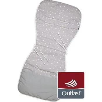 Little Angel Podložka do kočárku Outlast šedá hvězda