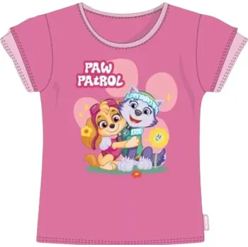 dovoz EU Dívčí tričko Paw Patrol tmavě růžové