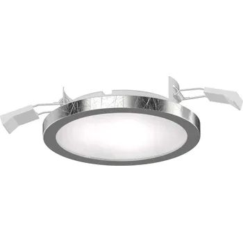 Lampička Lightme LED spot Aqua Pur Ø11,2cm stříbrná lístkové stříbro 1 x 6 W LED - Doprava zdarma
