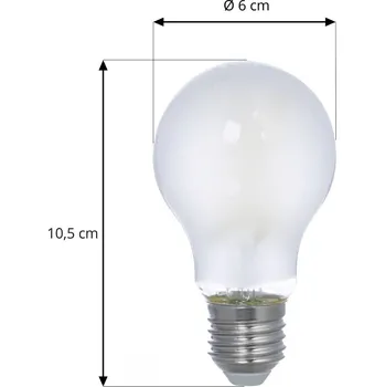 Žárovka LED žárovka Arcchio Filament, E27 2,2 W, matná, 3000 K, 470 lm