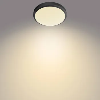 Stropní svítidlo Philips Doris LED 2700K černé Ø28cm černá LED 6 W celkem - Doprava zdarma