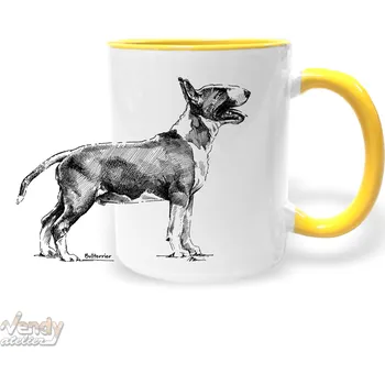 Hrnek - Bullterrier Barva: Žlutá