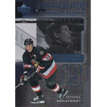 Sběratelská karetní hra insert karta ALEXEI YASHIN 99-00 UD Marquee Attractions číslo MA7
