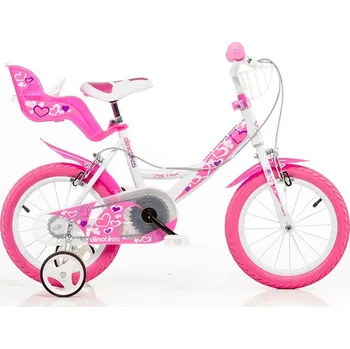 Dino bikes 164RN 16" 2022 bílé/růžové