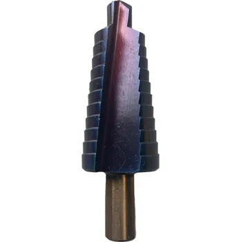 Vrták Stupňovitý vrták do kovu HSS Blue coating Velikost: 20-30mm