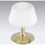 Stolní lampa Paul Neuhaus Till, mosazná barva, sklo, stmívatelná matná mosaz, bílá 1 x 3 W LED - Doprava zdarma