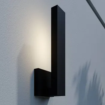 Venkovní osvětlení Lindby Isadore LED venkovní nástěnné svítidlo černé 1 x 14 W LED - Doprava zdarma