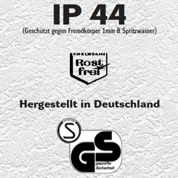 Venkovní osvětlení CMD Venkovní nástěnné svítidlo Aqua Rain, nerezová ocel matná nerezová ocel 1 x 60 W - Doprava zdarma