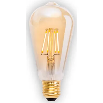 Lampička Näve LED žárovka E27 4W 320lm teplá bílá stmívací 4ks zlatý - Doprava zdarma