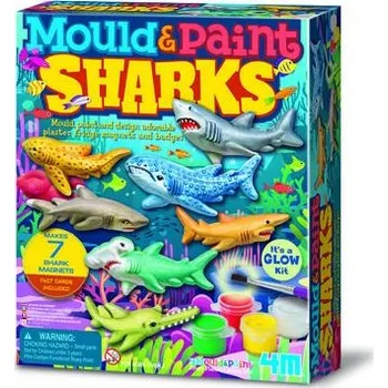 Dětská vědecká sada 4M Výroba a malování - žraloci