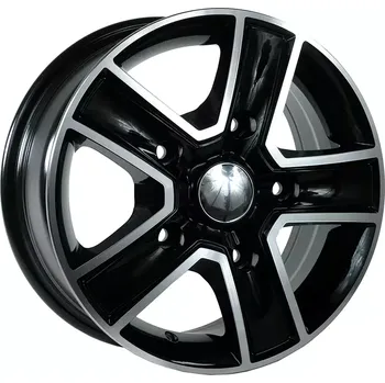 Alu kolo Alu kola Racing Line BK473, 16x6.5 5x108 ET44, černá + leštění (zátěžová)