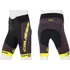 cyklistické kraťasy CRUSSIS CSW-068 černé/fluo žluté