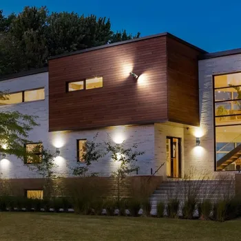 LEDVANCE Endura Classic Rotary nástěnné up/down tmavě šedá, nerezová ocel 2 x 10 W - Doprava zdarma