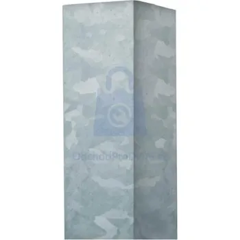 Příslušenství pro plot Sloupek k branám a brankám pro vlastní výplň, pozinkovaný 120 x 120 x 3000 mm Zn, balení 1 ks