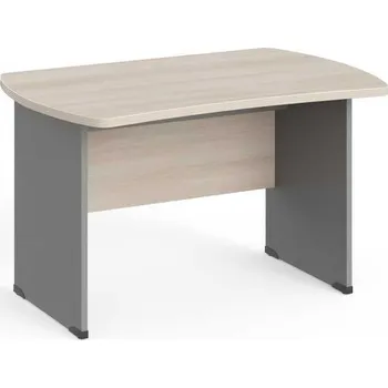 Psací stůl Stůl Manager 120 x 85 cm, akát světlý / šedá