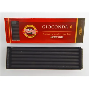 Výtvárné potřeby KOH-I-NOOR Uhel 8673/1 umělý kreslící černý 5,6mm, 6ks