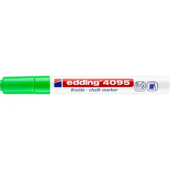 Křídový popisovač "4095", světle zelená, 2-3mm, kulatý hrot, EDDING