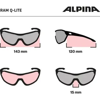 Sluneční brýle Q-lite brýle ALPINA RAM HR Q-LITE a8675 Michael Cina matt - Michael Cina matt, A8675.0.41