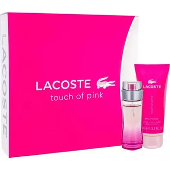 Dámský parfém Lacoste Lacoste Touch of Pink, Toaletní voda 50ml + Tělové mléko 150ml Pre ženy Toaletní voda