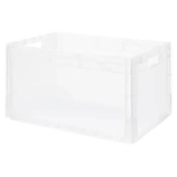 Úložný box Eurobox, 60 × 40 × 32 cm, 61 l, transparentní NE6432-4120-PP03