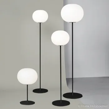 Lampička Stolní lampa FLOS Glo-Ball T1, černá - Výška stínidla 27 cm, Ø podstavce 24 cm černá, bílá 1 x 150 W - Doprava zdarma