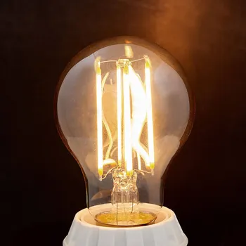 Lampička Lindby LED žárovka, vlákno, E27, 6W, jantarová, 1800K