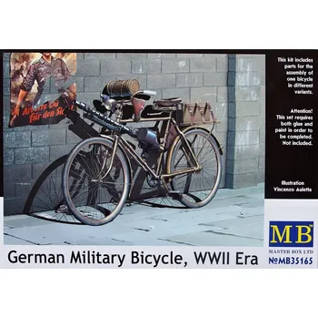 Plastikový model 1/35 German Military Bicycle, WWII (incl. PE set)