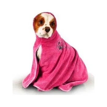 Vysoušeč srsti pro zvíře Župánek pro psy Show Tech Barva: růžový, Velikost: XL