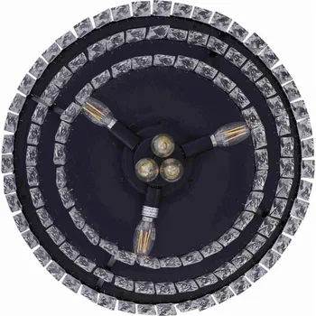 Lampička Beacon Lighting Stropní ventilátor Beacon se světlem Fanaway Veil black silent - Průměr se složenými křídly 47 cm černá, kouřově šedá průhledná 6 x 4,5 W LED - Doprava zdarma