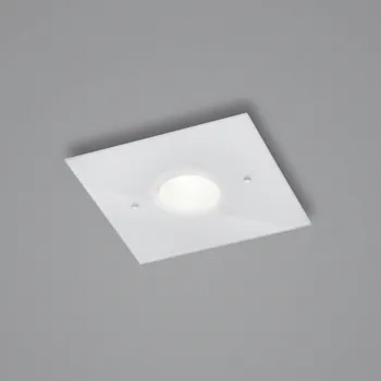 Helestra Nomi LED stropní světlo 23x23cm dim bílá LED celkem 7 W - Doprava zdarma