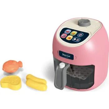 Dětský spotřebič Dětská horkovzdušná fritéza růžová, 21x19x22 cm