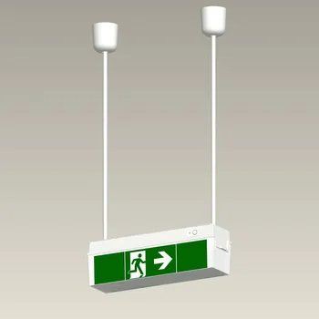 Lampička B-Safety Závěsné prvky pro nouzové osvět. C-LUX 100 cm šedá - Doprava zdarma