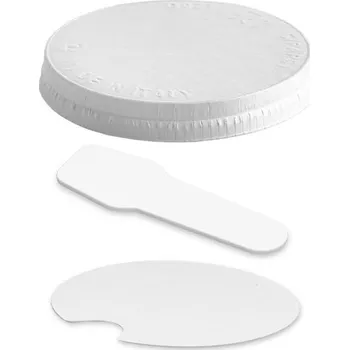 Jednorázové nádobí Víčko na misku se stěrkou 73mm PAP 50ks