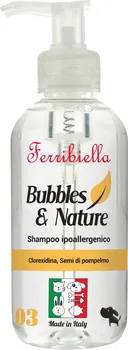 Kosmetika pro psa Ferribiella Bubbles & Nature šampon pro psy s dermatitidou 03 250 ml